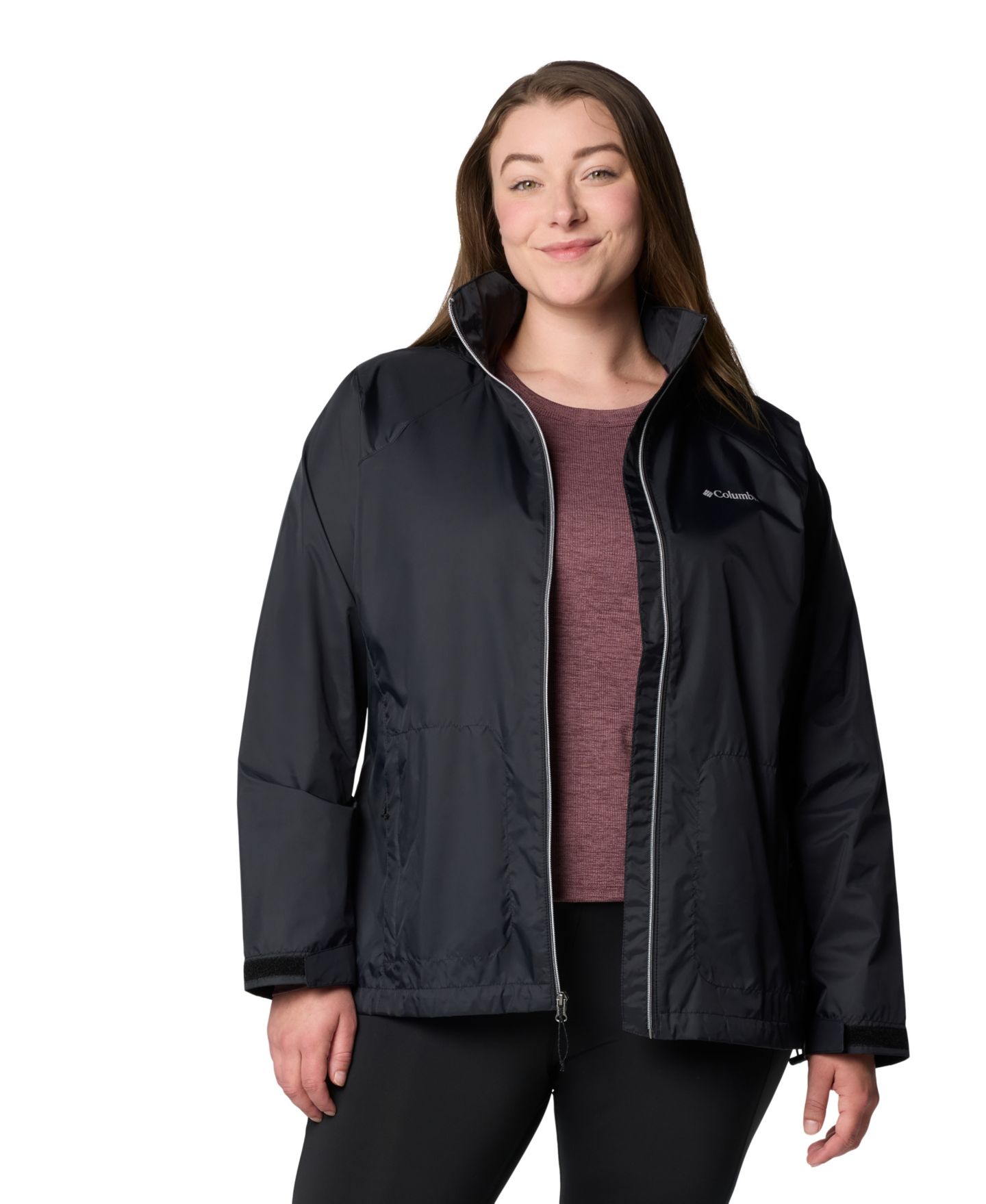 Женская куртка Columbia Plus Size Switchback IV, цвет: Чёрный — фото 2
