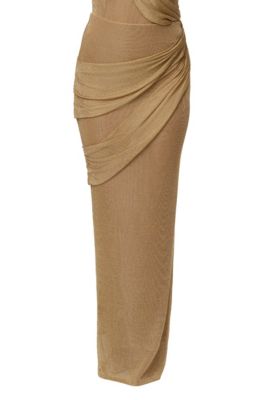 Women's Opulent Metallic Maxi Skirt image