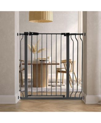 BalanceFrom Walk Thru Safety Gate, Fits 29.1-38.5" Openings, 36” Tall, Graphite