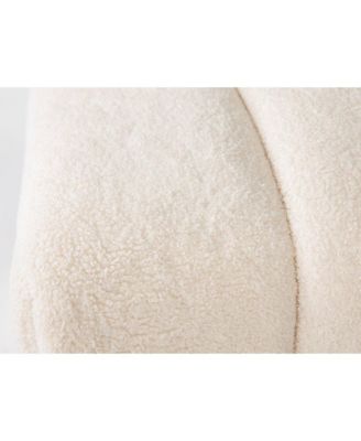 Tess Contemporary Modern Ivory Boucle Upholstered Dining Chair