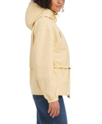 Women's Magic Print Cropped Anorak With Attached Hood