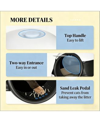 Cat Litter Box Litter Box with Lid