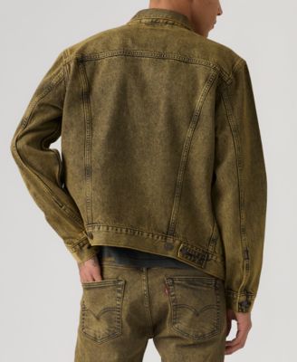 Men's Regular-Fit Stretch Denim Trucker Jacket