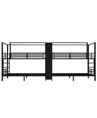 Queen Quad Bunk Bed w/ Storage & Wardrobe