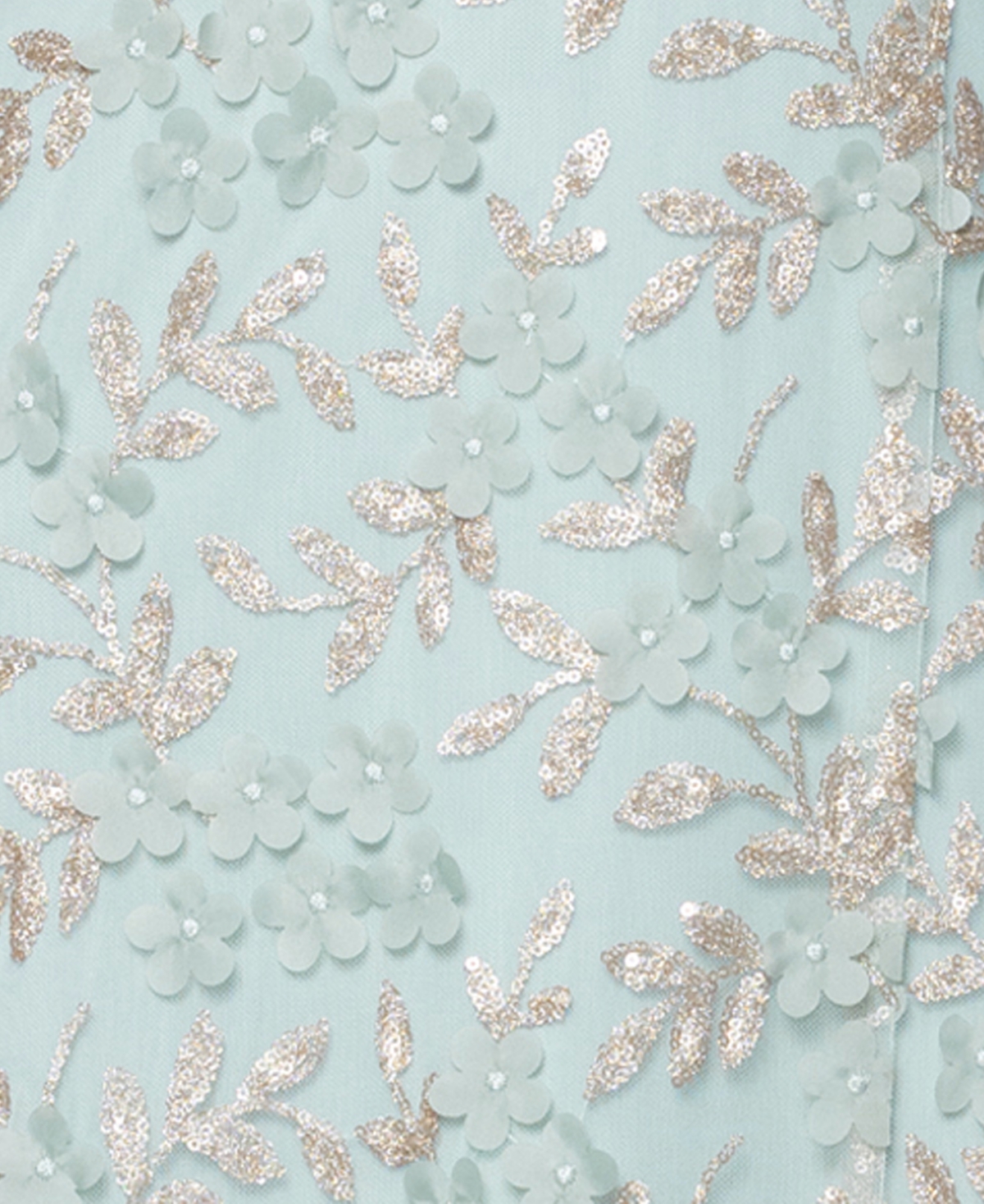 Xscape Women's Embellished One-Shoulder Side-Slit Gown