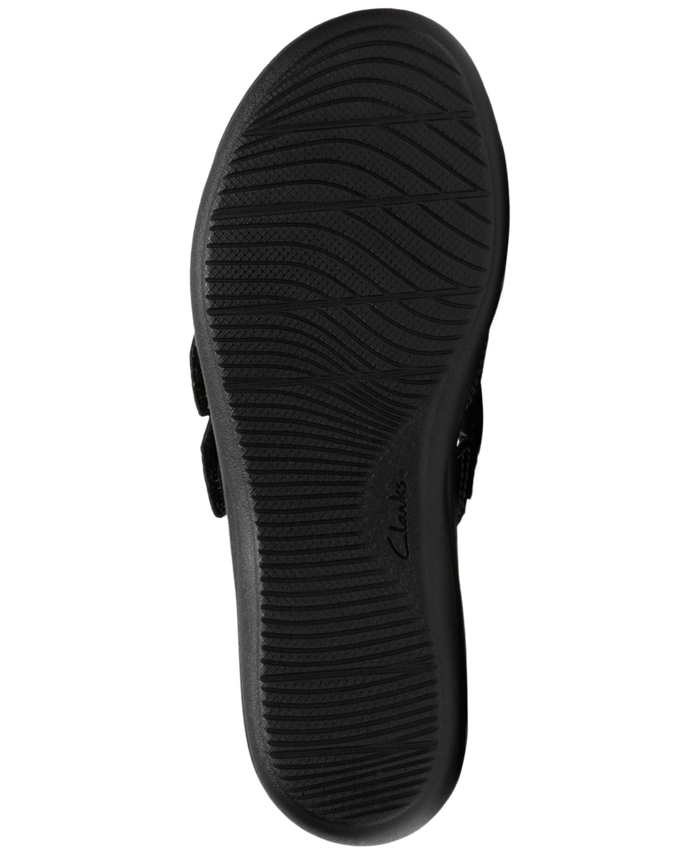 Женские сандалии Clarks Collection Laurieann Opal Round Toe, цвет: Чёрный кожаный — фото 5
