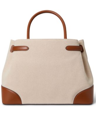 Blaike Large Cross-Dyed Canvas Satchel Bag