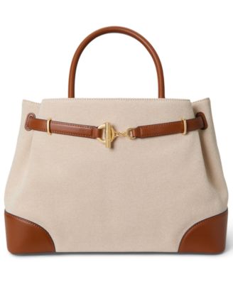 Blaike Large Cross-Dyed Canvas Satchel Bag