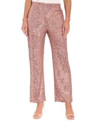 Women's Sequin Pull-On Pants