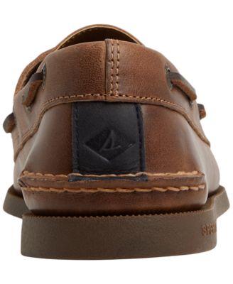 Men's Lace-Up Round-Toe Boat Shoes