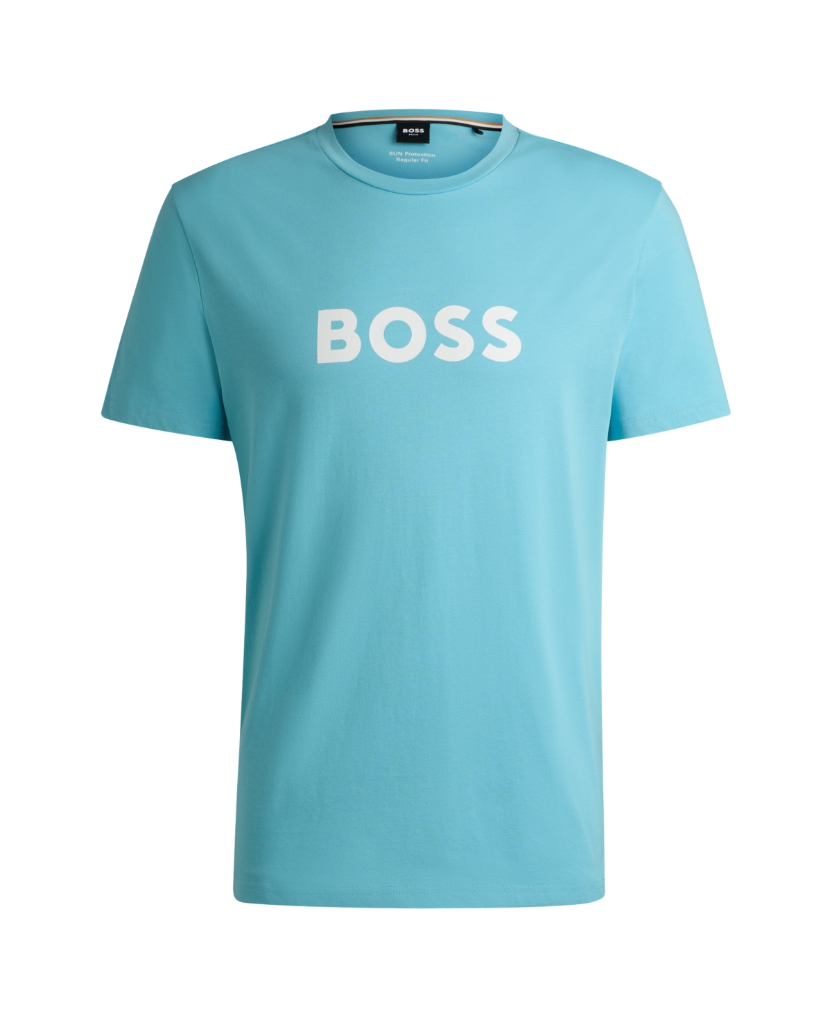 Boss by Hugo Men's Spf 50+ Uv Protection Cotton-Jersey T-Shirt