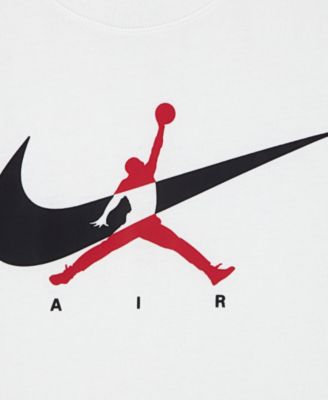 Boys' 8-20 Jumpman Swoosh Logo Crewneck T-Shirt
