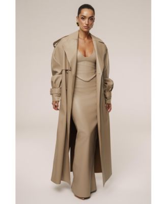 Women's The Icon PU Leather Coat