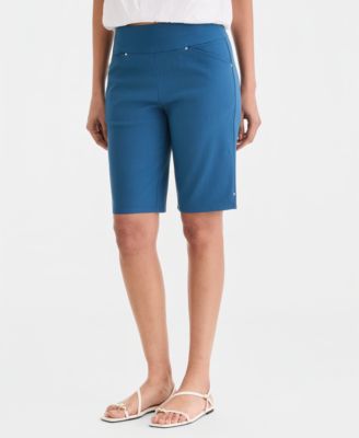 Women's Mid-Rise Pull-On Bermuda Shorts