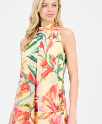 Women's Mock-Neck Shift Dress