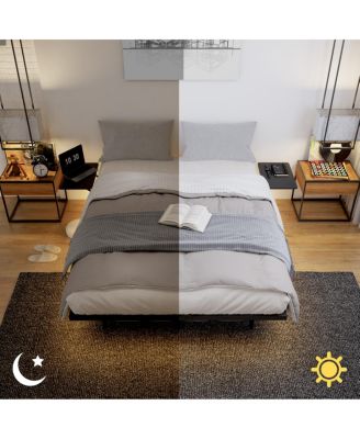 Streamdale  Furniture Full Size Bed Frame, Heavy Duty, LED Light