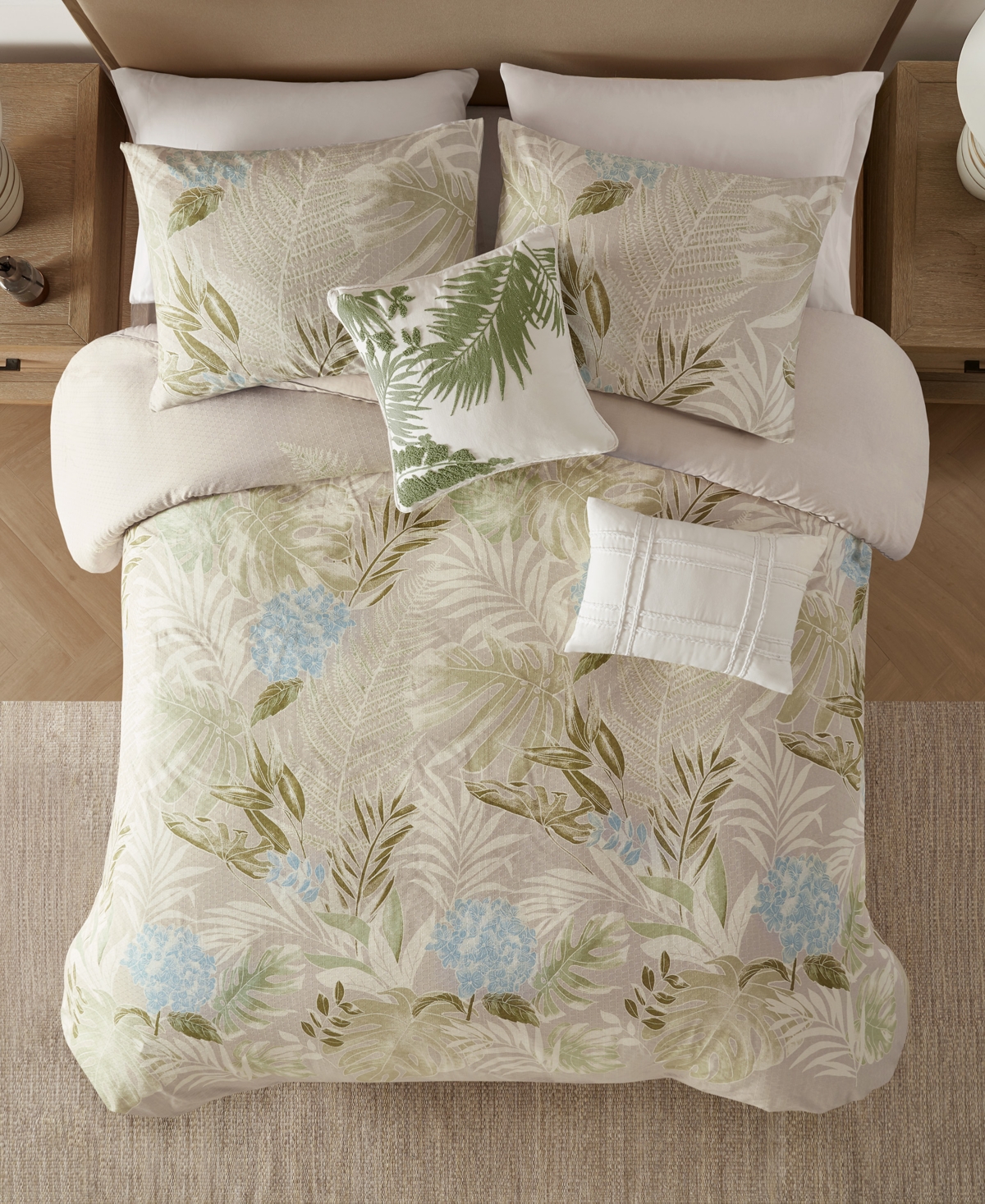 Harbor House Kiawah Island Cotton 5-Pc. Duvet Cover Set, Full/Queen