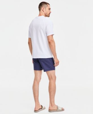 BOSS by Logo T-Shirt & Printed Dots 5" Swim Trunks
