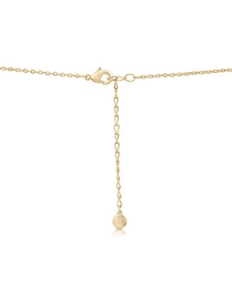 Cubic Zirconia Curved Bar Necklace