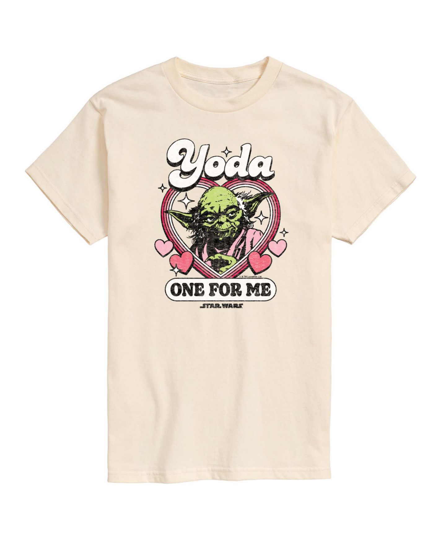 Мужская футболка AIRWAVES Star Wars Yoda One Short-Sleeve, цвет: Кремовый — фото 1
