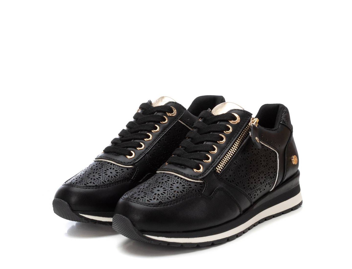 Женские кроссовки XTI Casual Sneakers With Side Zipper, цвет: Чёрный — фото 3