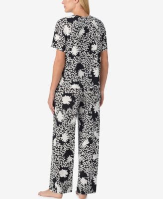 Women's Crewneck T-Shirt & Long Pants, 2-Piece Set