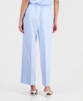 Women's Pull-On Linen-Blend Pants