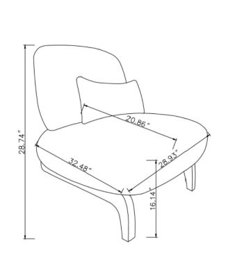Modern Padded Chair for Home Office, Bedroom, Dining Room