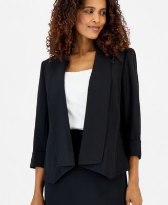 Women's Shawl Collar Open-Front Blazer