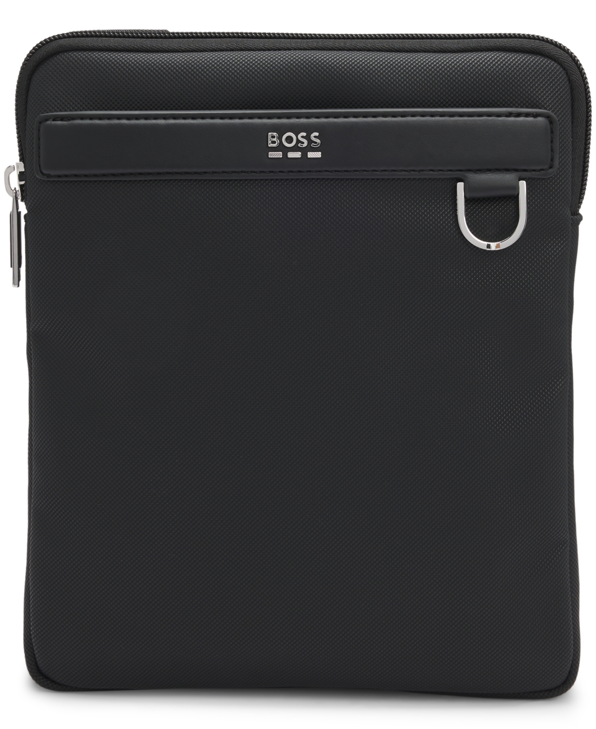 Hugo Boss Men's Casual Reporter Bag - Black