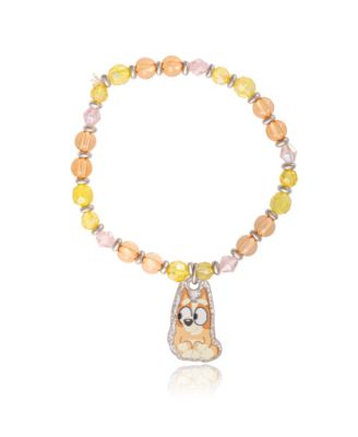 Beaded Bracelet Set, 4-Pack, Character Charms, Adjustable Stretch