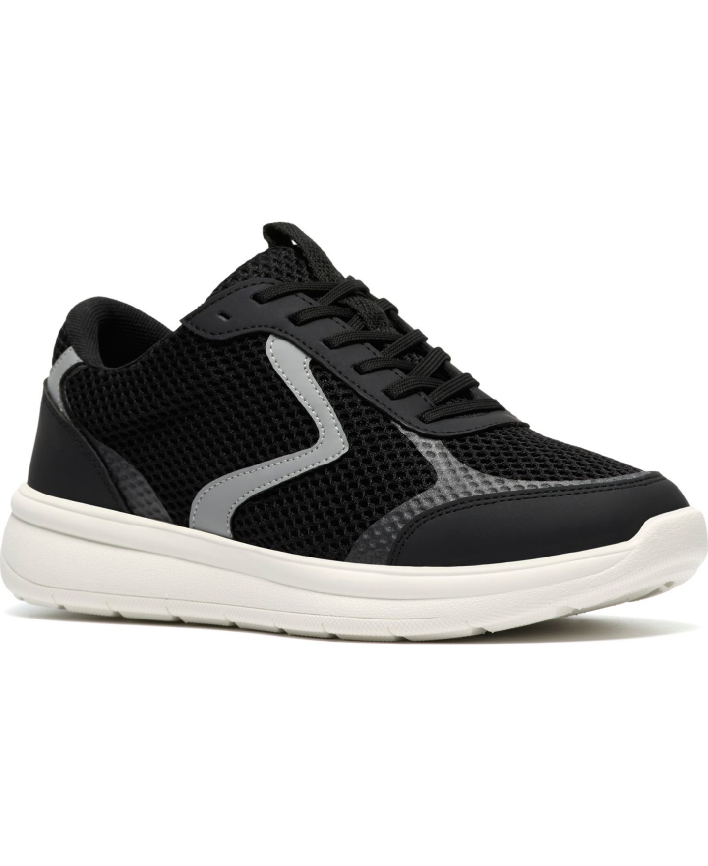 Женские кроссовки Clarks Ezrin Tie Lace Up, цвет: Чёрный — фото 1