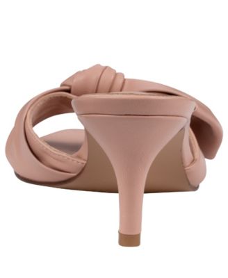 Women's Carmen Bow-Detail Slip-On Heeled Sandals