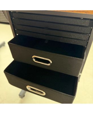 1500pc Jigsaw Puzzle Table for Adults - Black, with 4 Trays & 2 Storage Drawers