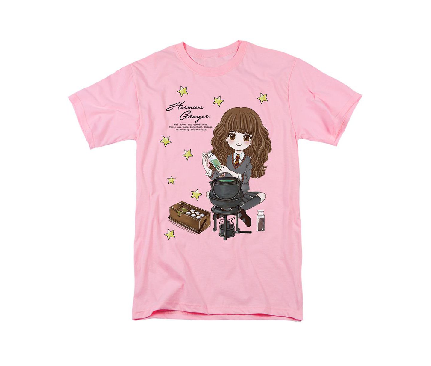 Мужская футболка Harry Potter Hermione Granger Quote And Stars, цвет: Розовый — фото 1