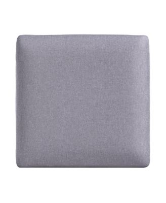 26" Upholstered Acacia Wood Counter Stools