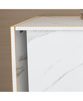 Streamdale Foldable Sewing Machine Table with Storage