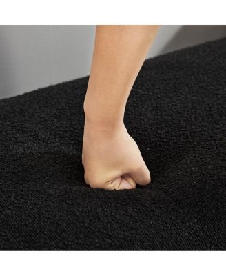 Elegant Upholstered Bench, Daybed, Ottoman with Wood Legs & Bolster Pillows