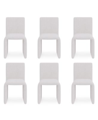 Emila 6-Pc. Fabric Upholstered Dining Chair Set