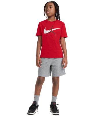Boys' 8-20 Jumpman Swoosh Logo Crewneck T-Shirt