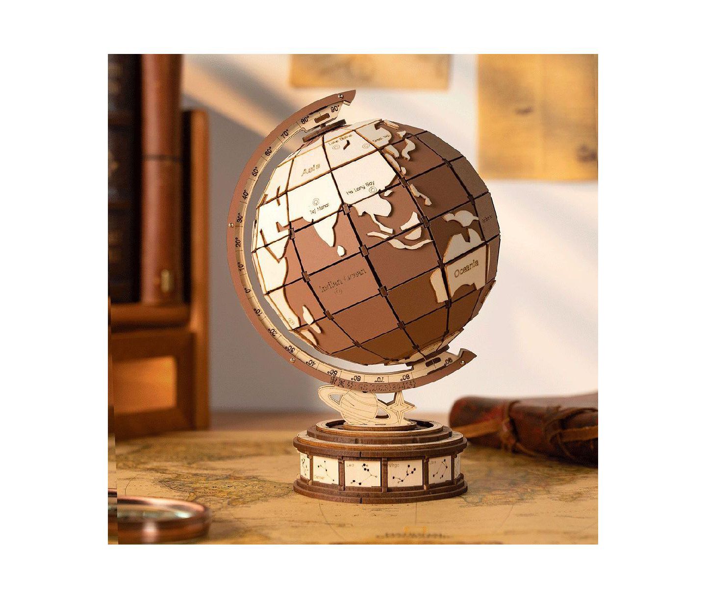 Детские конструкторы Flash Popup Global Wonders 277-Piece 3D Wooden Puzzle, Ages 14+ — фото 2