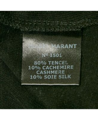 Women's Etoile Black Jersey Semi Sheer T-Shirt