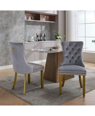 Nikki Collection Modern Velvet Dining Chair
