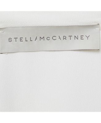 Women's Off-White Crepe Button Down Blouse