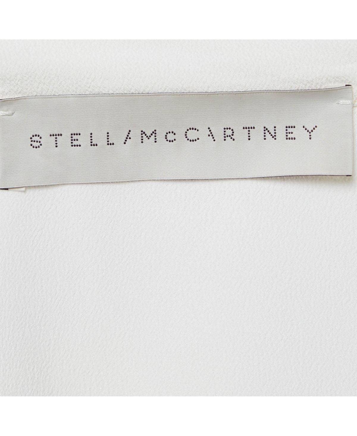 Pre-Owned Stella Mccartney Women's Off-White Crepe Button Down Blouse