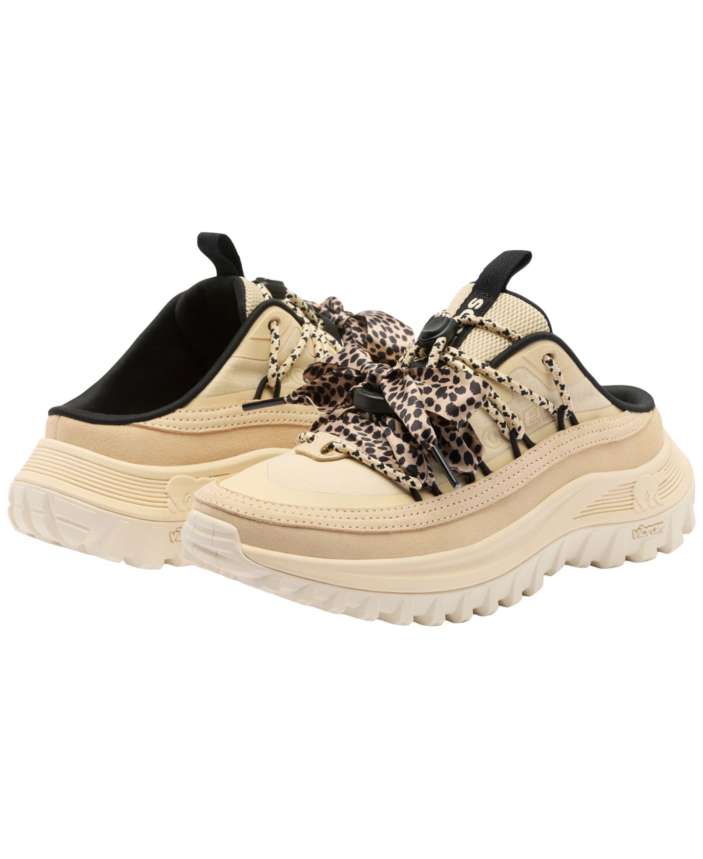 Женские кроссовки Sorel Callsign Slip-On Mule, цвет: Выбеленный / Чёрный — фото 8