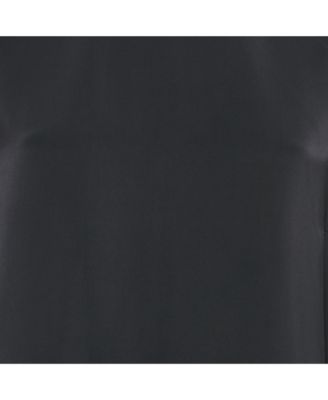 Women's Navy Blue Crepe Flared Sleeve Blouse