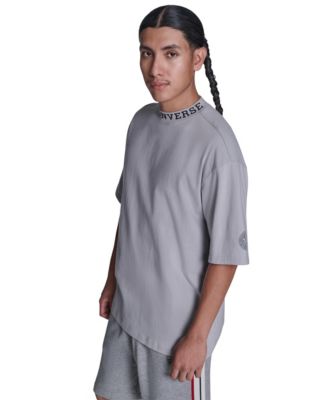 Men's Short-Sleeve Mock-Neck T-Shirt