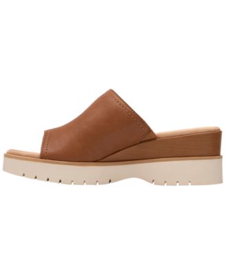 Women's Diaz Slide Open Toe Wedge Sandals