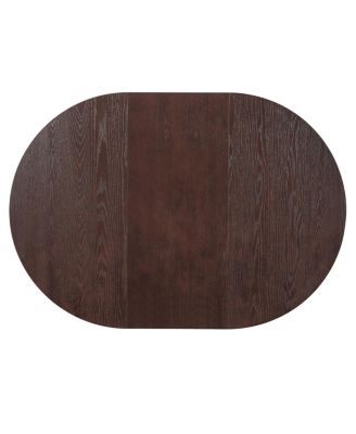 Farmhouse Extendable Round Dining Table Set for 4 with Removable Leaf and Chairs